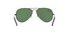 RB Aviator Classic Black G-15 UV-400 Sunglasses