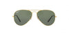 RB Aviator Classic Gold G-15 UV-400 Sunglasses