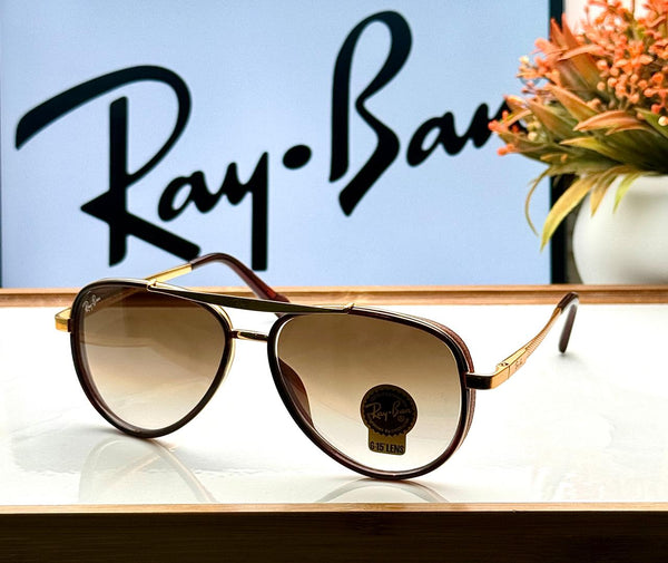 RB 4414 GOLD BROWN DC UV-400 SUNGLASSES