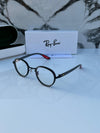 RB #2 METAL GREY BLUE CUT SUNGLASSES