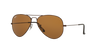 RB Aviator Classic Brown Brown UV-400 Sunglasses