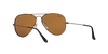 RB Aviator Classic Brown Brown UV-400 Sunglasses