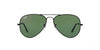 RB Aviator Classic Black G-15 UV-400 Sunglasses
