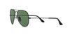 RB Aviator Classic Black G-15 UV-400 Sunglasses