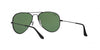 RB Aviator Classic Black G-15 UV-400 Sunglasses