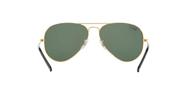 RB Aviator Classic Gold G-15 UV-400 Sunglasses