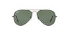RB Aviator Classic Silver G-15 UV-400 Sunglasses