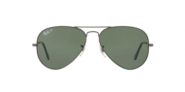RB Aviator Classic Silver G-15 UV-400 Sunglasses