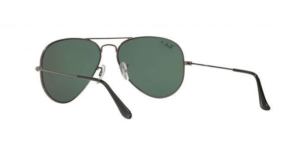 RB Aviator Classic Silver G-15 UV-400 Sunglasses