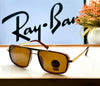 RB 4413 GOLD BROWN GLASS LENS