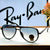 RB 4414 BLACK BLUE DC UV-400 SUNGLASSES