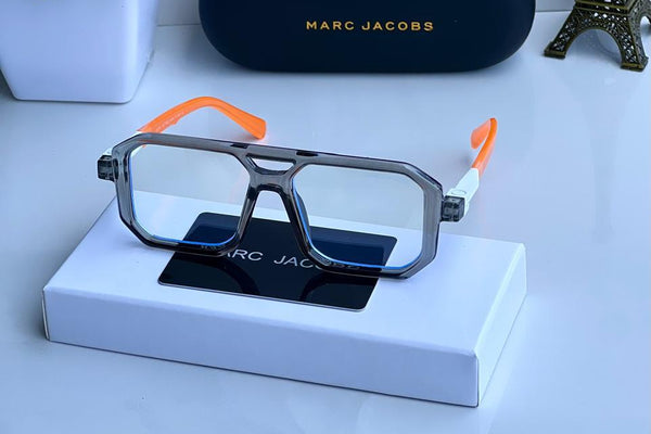 MJ 6125WHITE GREY TRANSPERANT MENS UV-400 SUNGLASSES