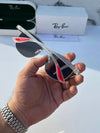 RB #3 METAL GREY BLACK UV-400 SUNGLASSES