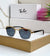RB #7 METAL GOLD BLACK UV-400 SUNGLASSES