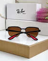 RB #7 METAL BROWN BROWN UV-400 SUNGLASSES